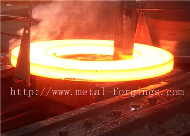 600Kg-15000Kg Carbon Steel Flange / Large Forged Rings For Industrial ST52 ST60-2 supplier