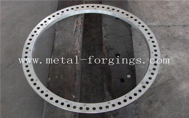 600Kg-15000Kg Carbon Steel Flange / Large Forged Rings For Industrial ST52 ST60-2 supplier