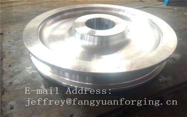 Alloy Steel Rail Forged Wheel Blanks Quenching And Tempering Finish 4140 42CrMo4 SCM440 supplier