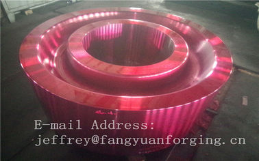Internal Gear RIng Forged Gear Blanks Alloy Steel Q+T Heat Treatment supplier